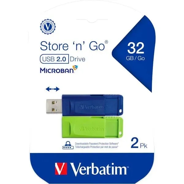 USB Drives - 2 Pack 32GB - USB Drives - 2 Pack 32GB - Image 0 of 0