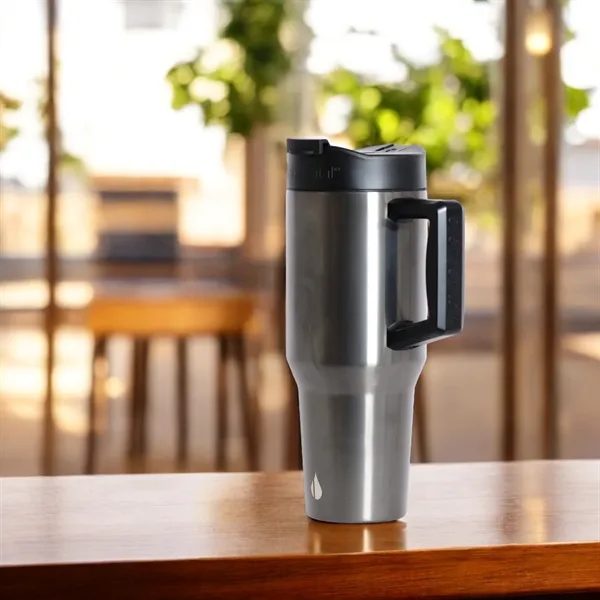 Elemental® 32oz Commuter Tumbler With Handle and Straws - Elemental® 32oz Commuter Tumbler With Handle and Straws - Image 18 of 20