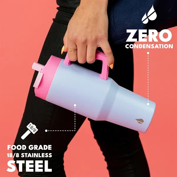 Elemental® 32oz Commuter Tumbler With Handle and Straws - Elemental® 32oz Commuter Tumbler With Handle and Straws - Image 19 of 20