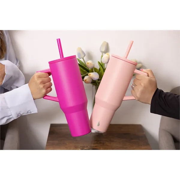 Elemental® 40oz Commuter Tumbler With Handle and Straws - Elemental® 40oz Commuter Tumbler With Handle and Straws - Image 39 of 41