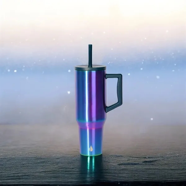 Elemental® 40oz Commuter Tumbler With Handle and Straws - Elemental® 40oz Commuter Tumbler With Handle and Straws - Image 41 of 41