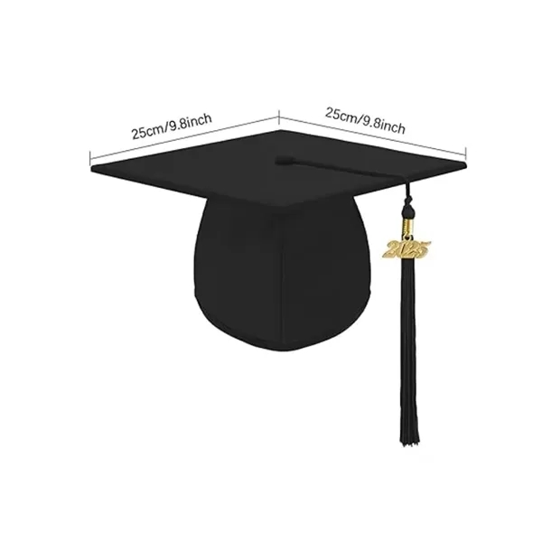 2025 Tassel Matte Graduation Cap for High School & Bachelor - 2025 Tassel Matte Graduation Cap for High School & Bachelor - Image 1 of 3