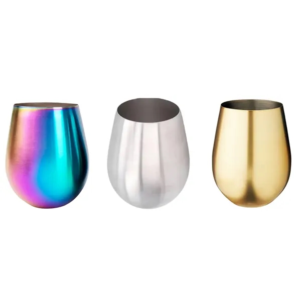 18oz Stainless Steel Wine Glass - 18oz Stainless Steel Wine Glass - Image 2 of 5