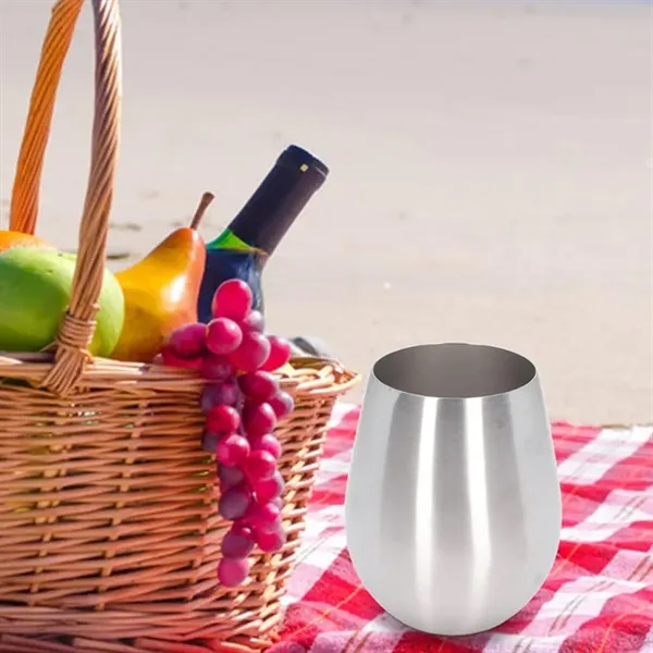 18oz Stainless Steel Wine Glass - 18oz Stainless Steel Wine Glass - Image 4 of 5