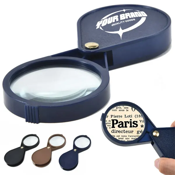 Portable Folding Pocket 10X Magnifying Glass For Reading - Portable Folding Pocket 10X Magnifying Glass For Reading - Image 0 of 5