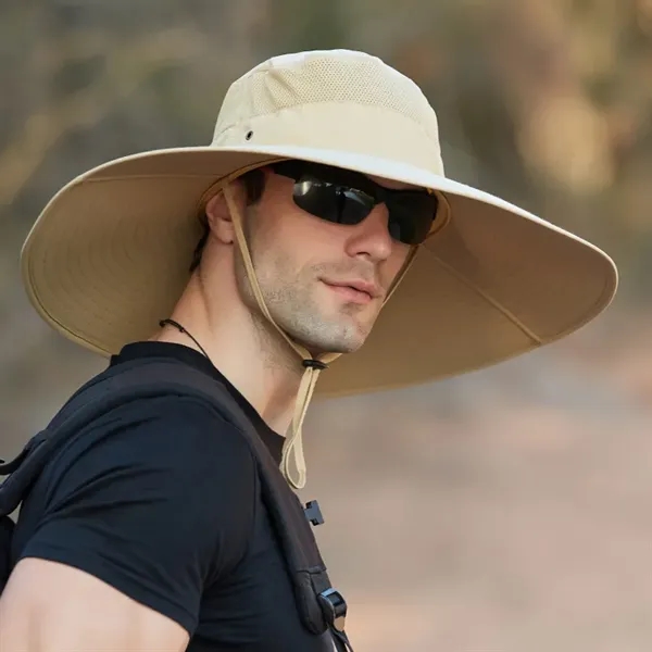 Extra Large Brim Sunscreen Hiking Hat - Extra Large Brim Sunscreen Hiking Hat - Image 1 of 3