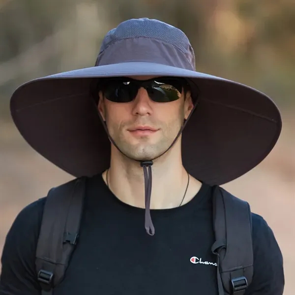 Extra Large Brim Sunscreen Hiking Hat - Extra Large Brim Sunscreen Hiking Hat - Image 2 of 3