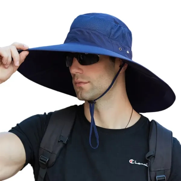 Extra Large Brim Sunscreen Hiking Hat - Extra Large Brim Sunscreen Hiking Hat - Image 3 of 3