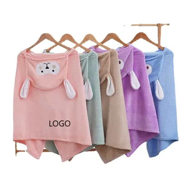 Baby Hooded Poncho Bathrobe - Baby Hooded Poncho Bathrobe - Image 0 of 3