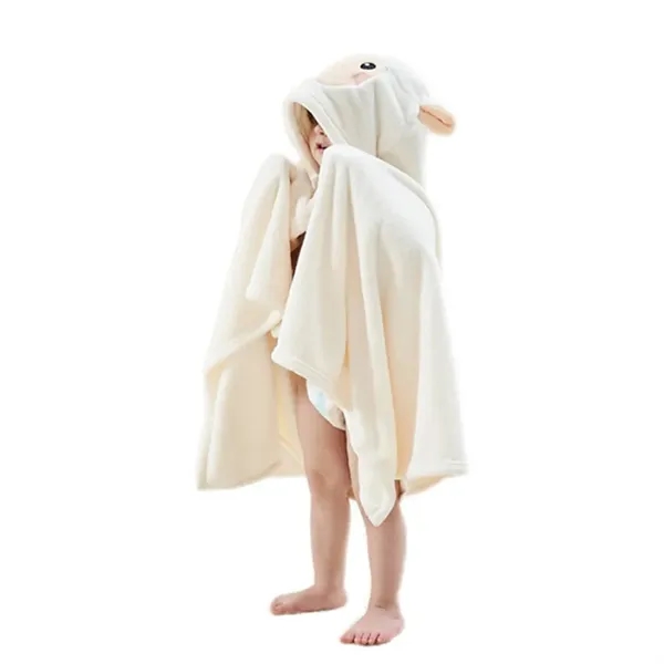 Baby Hooded Poncho Bathrobe - Baby Hooded Poncho Bathrobe - Image 3 of 3