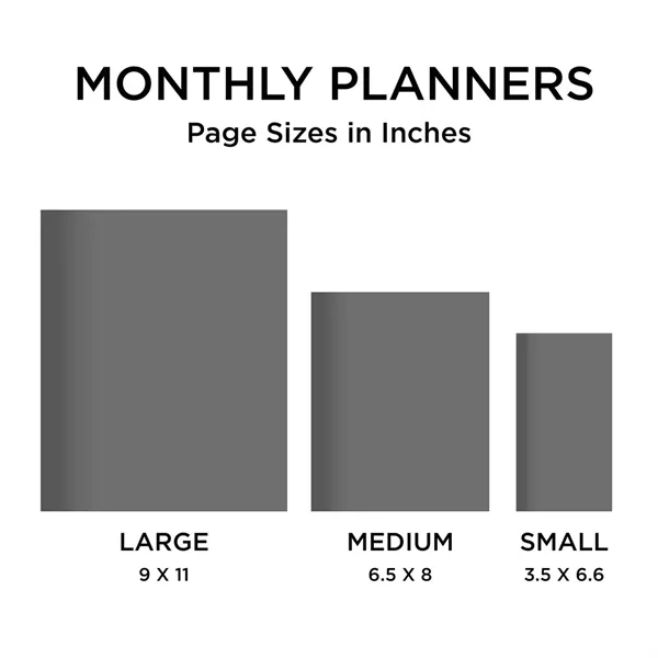 2026 Washed Oak Large Monthly Planner - 2026 Washed Oak Large Monthly Planner - Image 5 of 5