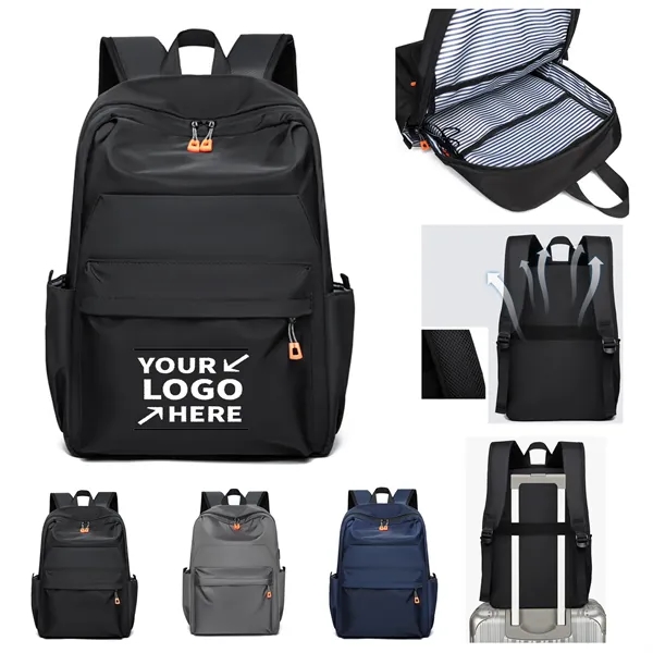 Aesthetic Lightweight Nylon School Laptop Gym Backpack
