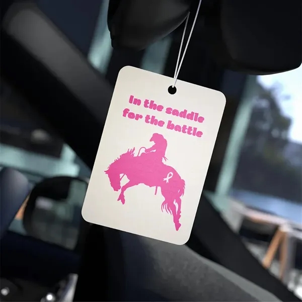 Breast Cancer Awareness Custom Car Air Freshener - Breast Cancer Awareness Custom Car Air Freshener - Image 2 of 7