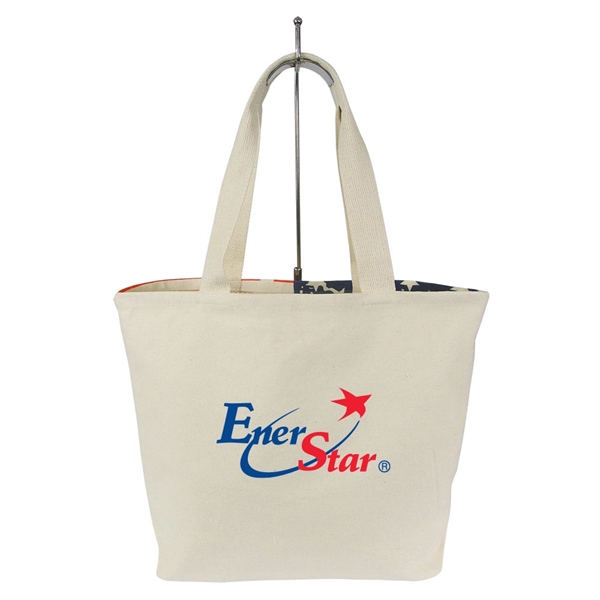 Stars & Stripes Tote Bag - Stars & Stripes Tote Bag - Image 1 of 2