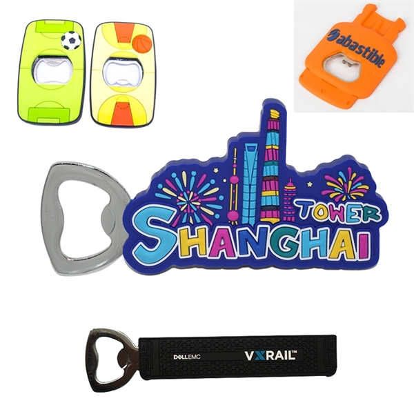 Custom Made 3D PVC Bottle Opener Any Shape Or Color - Custom Made 3D PVC Bottle Opener Any Shape Or Color - Image 0 of 1