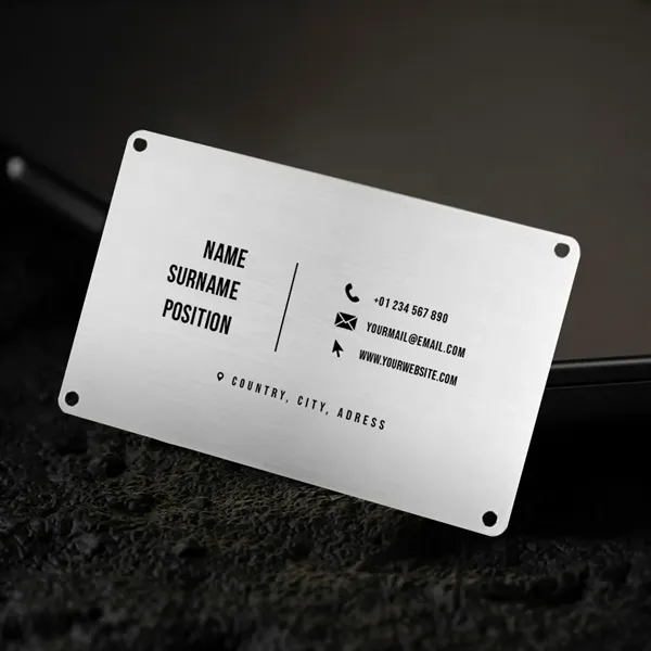 Aluminum Business Card - Aluminum Business Card - Image 12 of 12