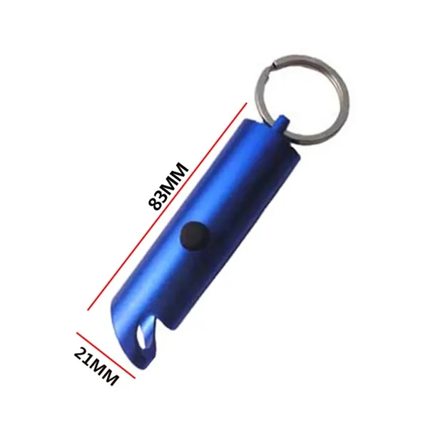Aluminum LED Bottle Opener Keychain with Custom Logo - Aluminum LED Bottle Opener Keychain with Custom Logo - Image 1 of 4