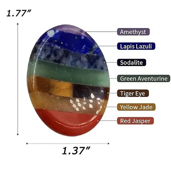 Thumb Worry Stone Crystal Anxiety Stress Relief Meditation - Thumb Worry Stone Crystal Anxiety Stress Relief Meditation - Image 3 of 6