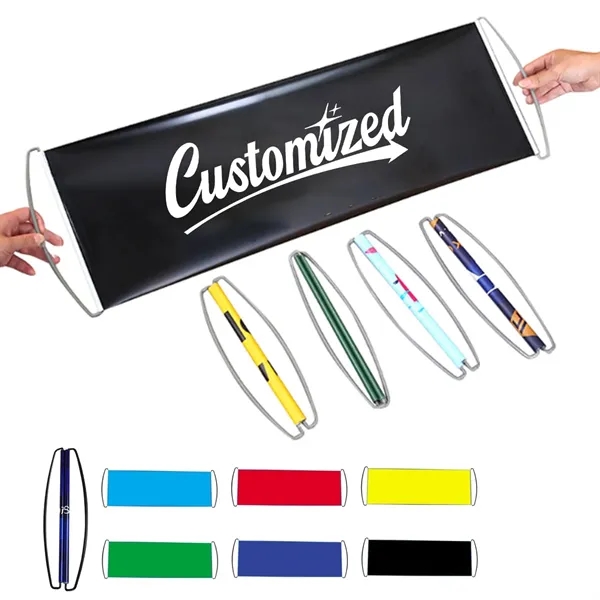 Custom Pull Up Handheld Promotional Banner - Custom Pull Up Handheld Promotional Banner - Image 0 of 4