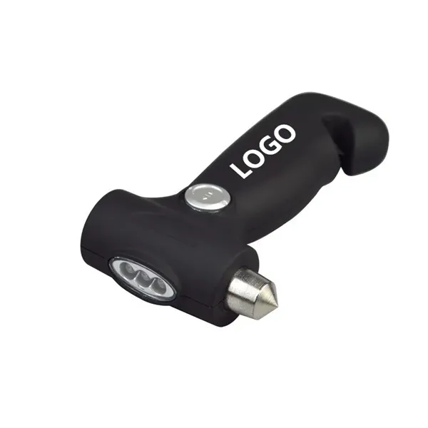 Safety Hammer w/ Dynamo Light and Cutter - Safety Hammer w/ Dynamo Light and Cutter - Image 1 of 3