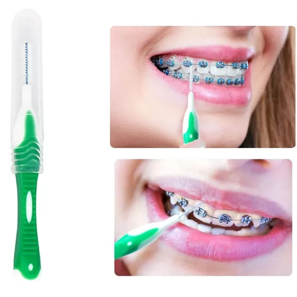 Orthodontic Oral Care Kit 8 Piece Set with Brush Floss - Orthodontic Oral Care Kit 8 Piece Set with Brush Floss - Image 4 of 6