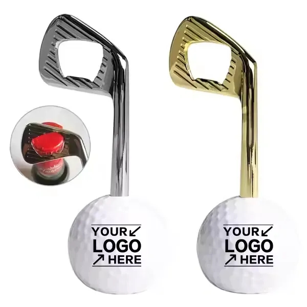 Novelty Golf Ball Bottle Opener - Novelty Golf Ball Bottle Opener - Image 0 of 4