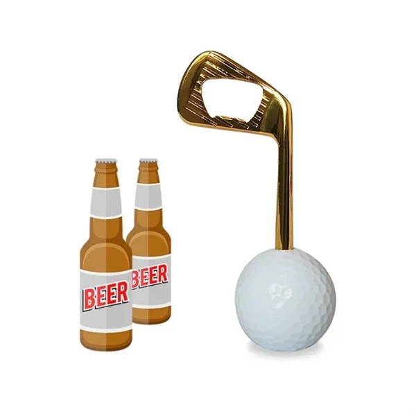 Novelty Golf Ball Bottle Opener - Novelty Golf Ball Bottle Opener - Image 3 of 4