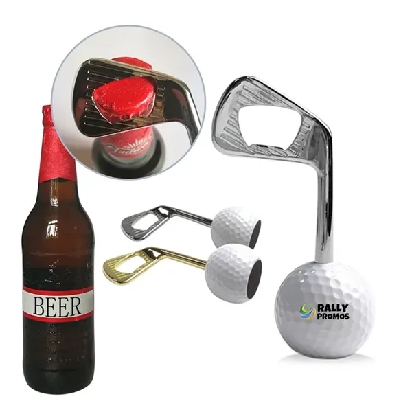 Novelty Golf Ball Bottle Opener - Novelty Golf Ball Bottle Opener - Image 4 of 4