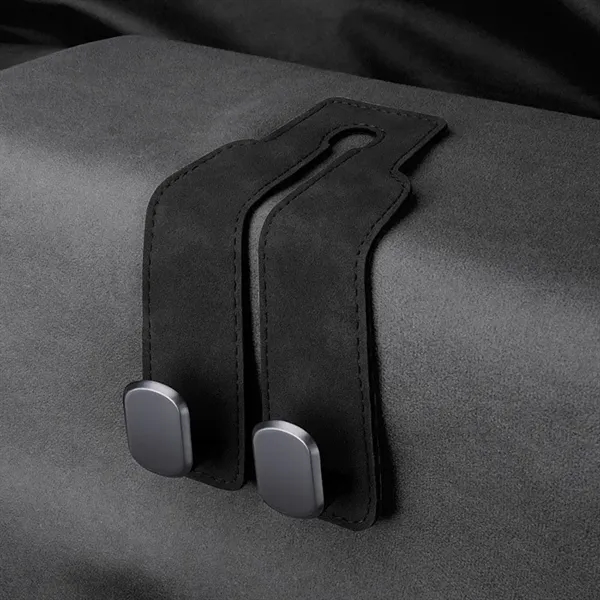 Suede Leather Car Seat Back Double Hook - Suede Leather Car Seat Back Double Hook - Image 9 of 11