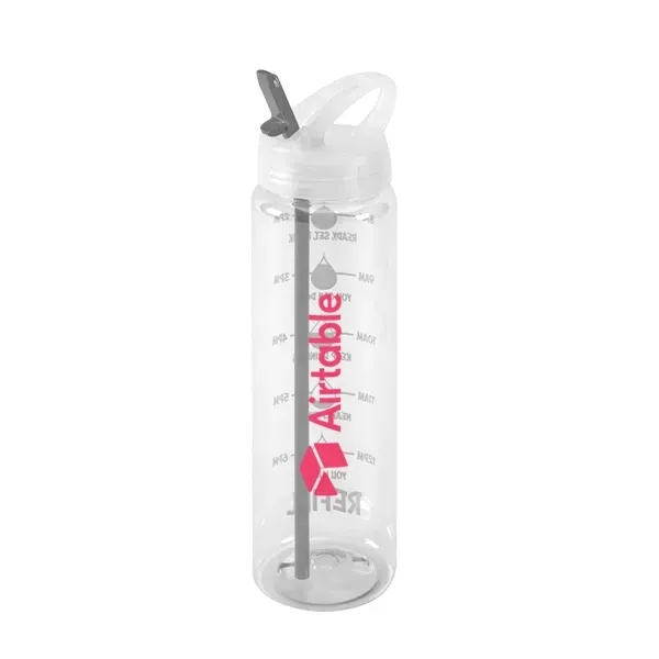 Water Bottle with Flip Up Spout & Hydration Mark - 32 Oz. - Water Bottle with Flip Up Spout & Hydration Mark - 32 Oz. - Image 1 of 6