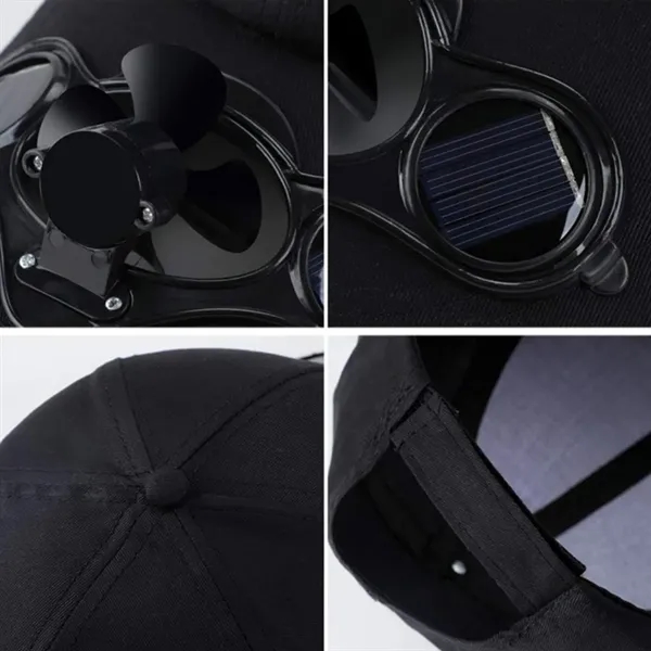 Solar Powered Fan Cap with Sun Protection - Solar Powered Fan Cap with Sun Protection - Image 3 of 5