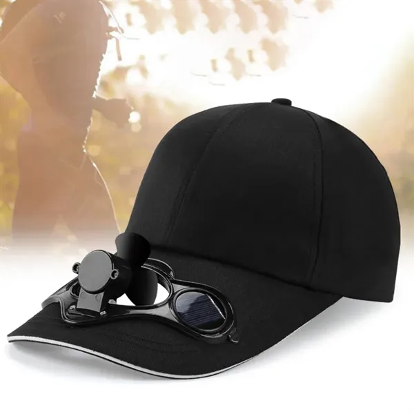 Solar Powered Fan Cap with Sun Protection - Solar Powered Fan Cap with Sun Protection - Image 4 of 5