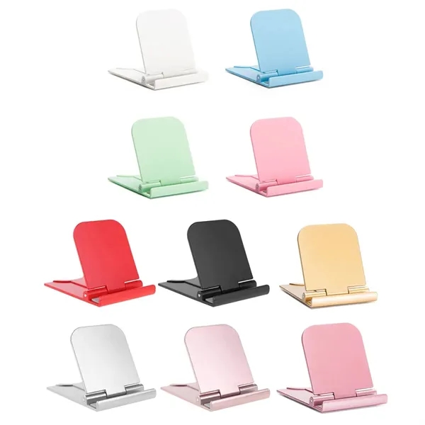 Foldable Plastic Phone Stand for Desk Use Holder - Foldable Plastic Phone Stand for Desk Use Holder - Image 2 of 6