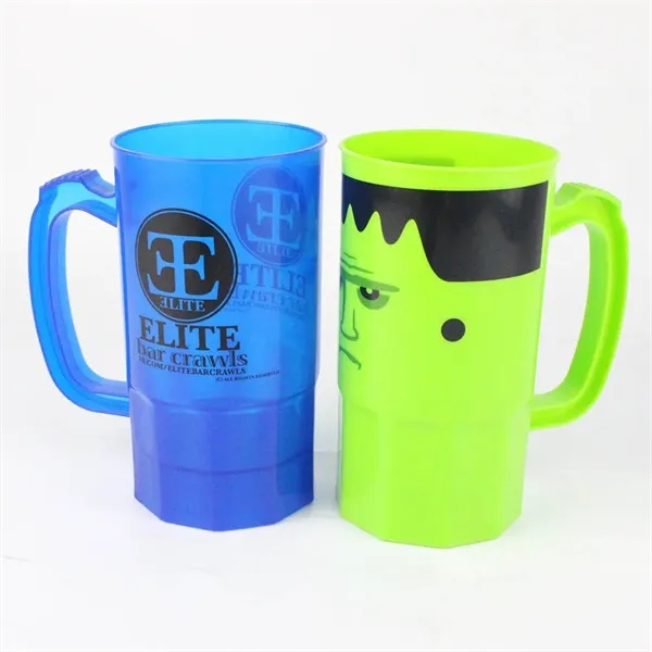 Large Capacity Plastic Beverage Beer Stein Mug With Handle - Large Capacity Plastic Beverage Beer Stein Mug With Handle - Image 7 of 7