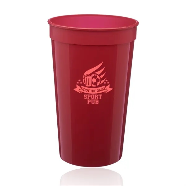 22 oz. Plastic Stadium Cup - 22 oz. Plastic Stadium Cup - Image 7 of 23