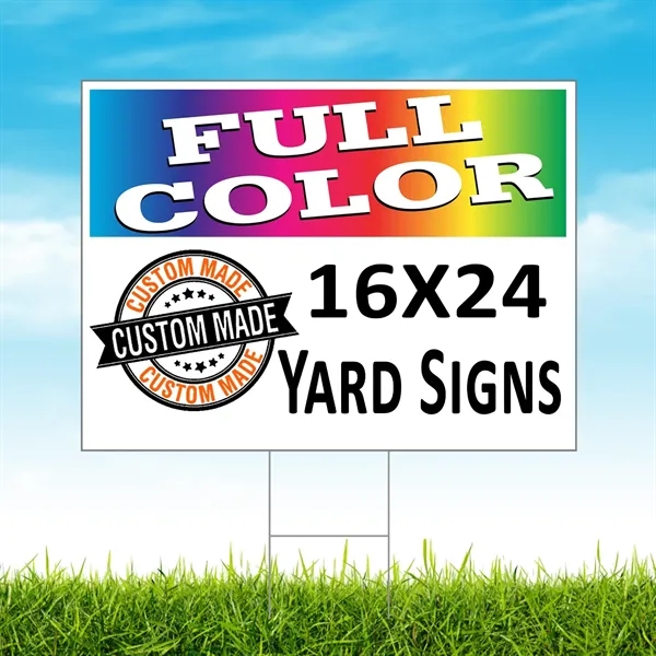 16x24 Double-Sided Yard Signs - 16x24 Double-Sided Yard Signs - Image 0 of 0