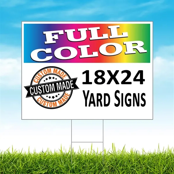 18x24 Double-Sided Yard Signs - 18x24 Double-Sided Yard Signs - Image 0 of 0
