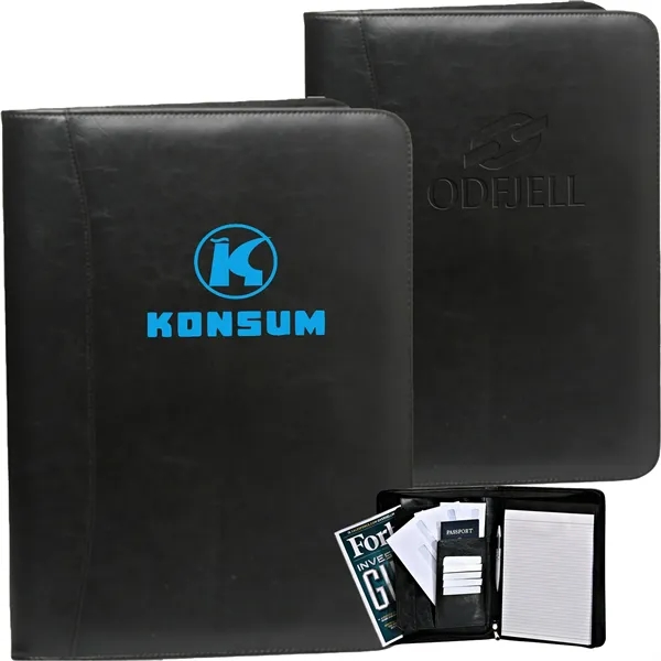 10"W x 13"H Corporate Zippered Portfolio - 10"W x 13"H Corporate Zippered Portfolio - Image 0 of 3