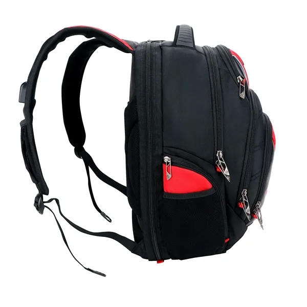 SwissDigital® Antibacterial Large Travel RFID Backpack