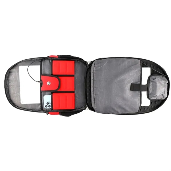 SwissDigital® Antibacterial Large Travel RFID Backpack
