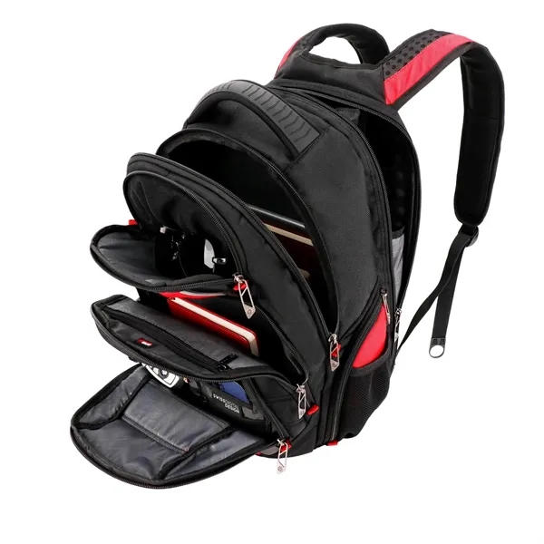 SwissDigital® Antibacterial Large Travel RFID Backpack