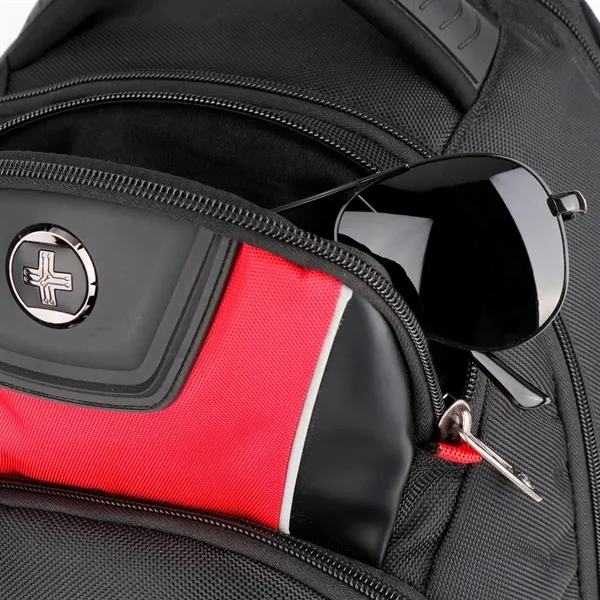 SwissDigital® Antibacterial Large Travel RFID Backpack