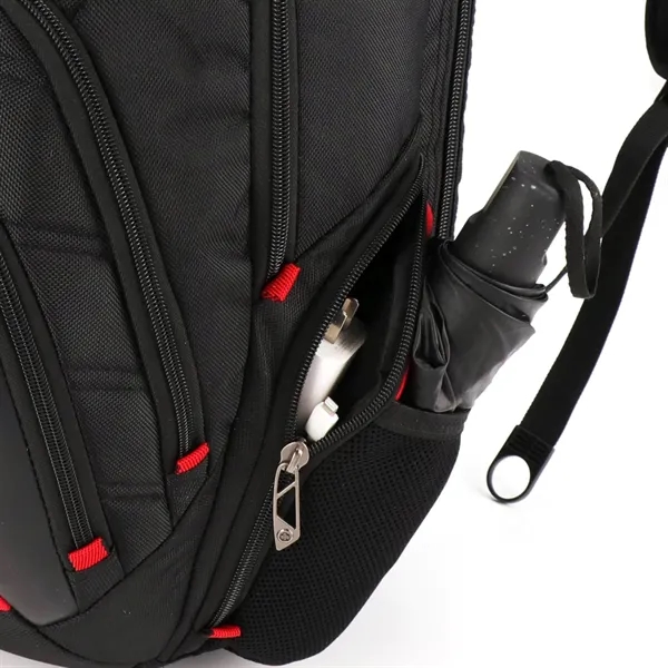 SwissDigital® Antibacterial Large Travel RFID Backpack