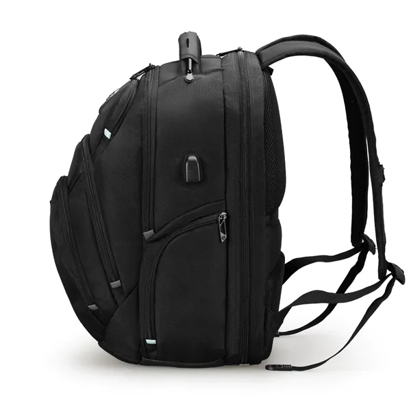 SwissDigital® PIXEL PRO Stylish TSA-Friendly Finder Backpack - SwissDigital® PIXEL PRO Stylish TSA-Friendly Finder Backpack - Image 12 of 15