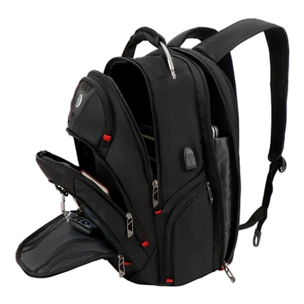 SwissDigital® PIXEL Front Reflectors Travel Backpack - SwissDigital® PIXEL Front Reflectors Travel Backpack - Image 5 of 22