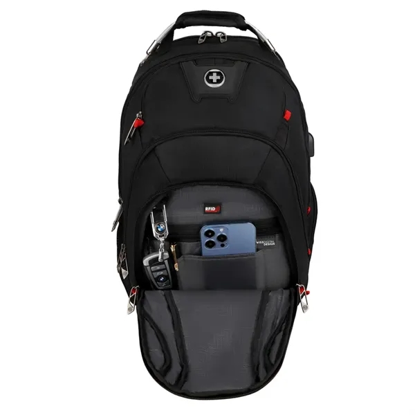 SwissDigital® PIXEL Front Reflectors Travel Backpack - SwissDigital® PIXEL Front Reflectors Travel Backpack - Image 6 of 22