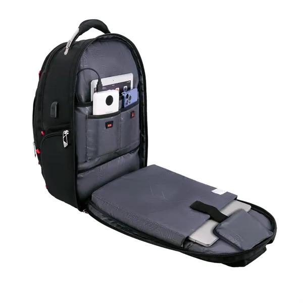 SwissDigital® PIXEL Front Reflectors Travel Backpack - SwissDigital® PIXEL Front Reflectors Travel Backpack - Image 8 of 22
