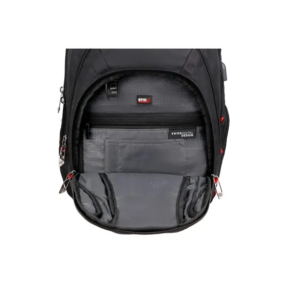 SwissDigital® PIXEL Front Reflectors Travel Backpack - SwissDigital® PIXEL Front Reflectors Travel Backpack - Image 22 of 22