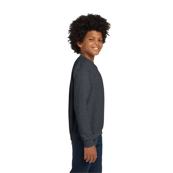 Gildan Youth Heavy Blend Crewneck Sweatshirt. - Gildan Youth Heavy Blend Crewneck Sweatshirt. - Image 29 of 36