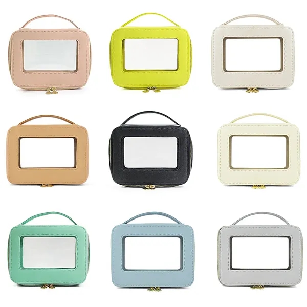 Portable Cosmetic Pvc Bags - Portable Cosmetic Pvc Bags - Image 1 of 3